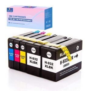 nextpage 932 933xl ink cartridges replacement for hp 932xl 933xl 932 933 officejet 6600 6700 6100 7612 7610 7110 printers, hp 933 ink cartridges combo pack