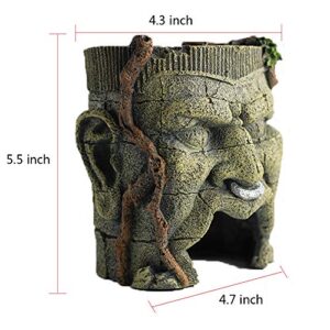 Pet Products Fish Tank Decorations Ancient Tunnel Ruins Ornaments Ornament for Aquarium Monster Large