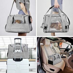 Prodigen Pet Carrier Airline Approved Pet Carrier Dog Carriers for Small Dogs, Cat Carriers for Medium Cat Small Cat, Small Pet Carrier Small Dog Carrier Airline Approved Cat Pet Travel Carrier