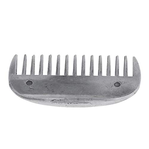 Baoblaze Heavy Duty Metal Curry Comb Brush Horse Pony Mane Tail Body Hairy Curry Cleaning Tool