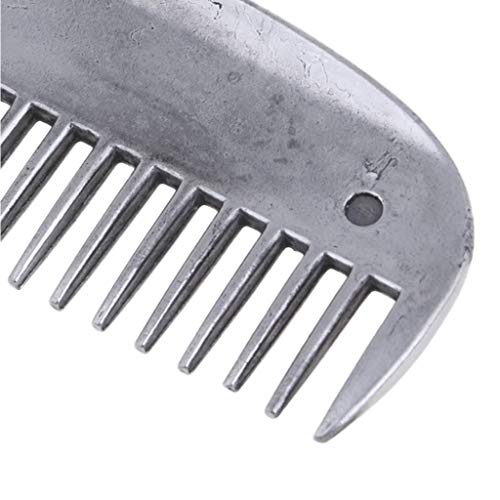 Baoblaze Heavy Duty Metal Curry Comb Brush Horse Pony Mane Tail Body Hairy Curry Cleaning Tool