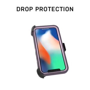 OtterBox DEFENDER SERIES SCREENLESS Case Case for iPhone Xs Max - Retail Packaging - DARK LAKE (CHINCHILLA/DRESS BLUES)