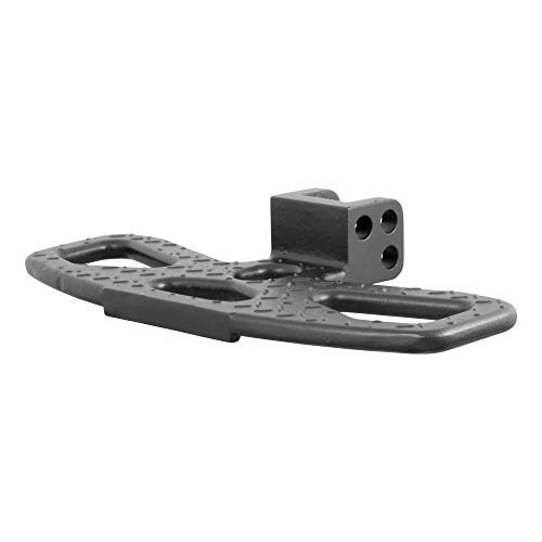 CURT 45909 Folding Hitch Step for Adjustable Channel Mount 17.1 x 8.5 x 2.7 inches