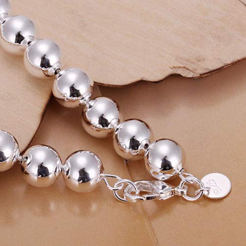 UltraSunday Wholesale Price 925Sterling Silver Lovely Prayer Beads Ball Bracelet 10MM H136