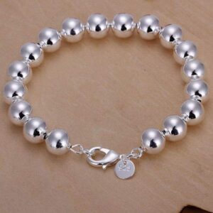 UltraSunday Wholesale Price 925Sterling Silver Lovely Prayer Beads Ball Bracelet 10MM H136