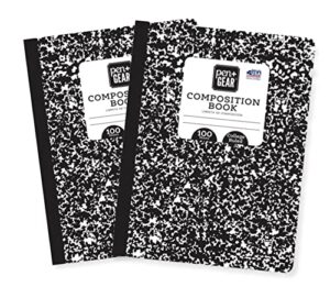 pen+gear composition college ruled notebooks bundle of 2 100 sheets each
