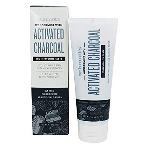 Schmidt's Wondermint with Activated Charcoal Toothpaste, 4.70 oz / 3pk