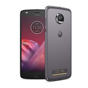 motorola moto z2 play xt1710 32gb gsm unlocked phone w/ 12mp camera - lunar gray