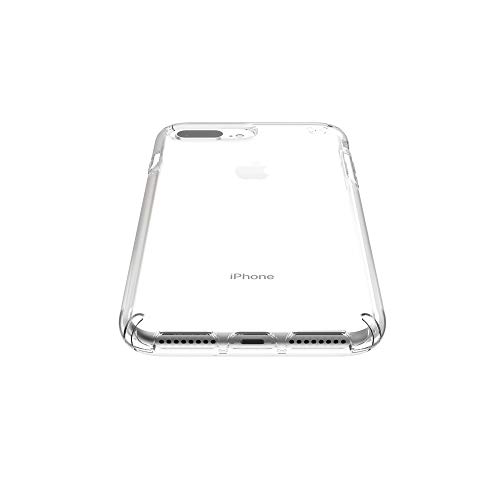 Speck Products Presidio Stay Clear iPhone 8 Plus/iPhone 7 Plus/iPhone 6S Plus Case, Clear/Clear, iPhone 8+/7+/6S+/6+ (119400-5085)