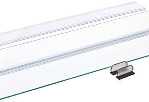 H2Pro 20" Glass Canopy 10 Gallon Aquarium Fish Tank (19.33 x 9.65 x 0.16in)