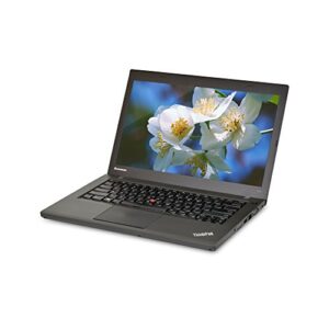 lenovo thinkpad t440 14in laptop, core i5-4300u 1.9ghz, 8gb ram, 500gb ssd, windows 10 pro 64bit (renewed)