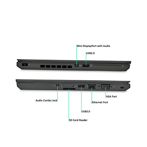 Lenovo ThinkPad T440 14in Laptop, Core i5-4300U 1.9GHz, 8GB Ram, 500GB SSD, Windows 10 Pro 64bit (Renewed)