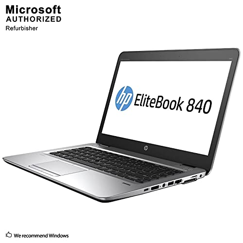 HP EliteBook 840 G3 14in Laptop, Core i5-6300U 2.4GHz, 8GB Ram, 240GB SSD, Windows 10 Pro 64bit (Renewed)