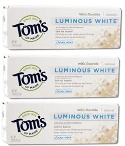 tom's of maine clean mint luminous white .75 oz tube