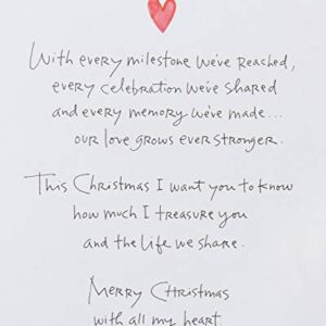 American Greetings Christmas Card for Husband (Love Grows Ever Stronger)