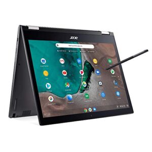 acer chromebook spin 13 cp713-1wn-53nf 2-in-1 convertible, 8th gen intel core i5-8250u, 13.5" 2k resolution touchscreen, 8gb lpddr3, 128gb emmc, backlit keyboard, aluminum chassis,steel gray