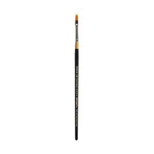 KINGART Original Gold 9120-1/8 Flat Rake Series Premium Golden Taklon Multimedia Artist Brushes