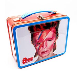 aquarius david bowie aladdin sane fun box - sturdy tin storage box with plastic handle & embossed front cover - officially licensed merchandise & collectible gift