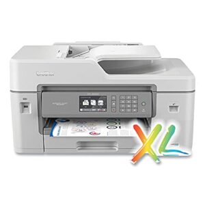 brother inkjet printer, mfc-j5845dw, inkvestment color inkjet all-in-one printer with wireless, duplex printing
