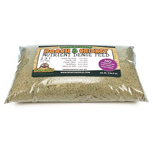 Roach Chow for Dubia & Crickets with Super Foods Bundle - .5 lb Dry Chow - Insect Water Crystals - 1 Bug Jelly (Honey Banana)