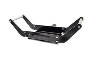 rough country winch cradle hitch mount | 2" receiver hitch - rs109 black