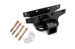 rough country class iii 2" receiver hitch for 2007-2018 jeep wrangler jk - 1051 black