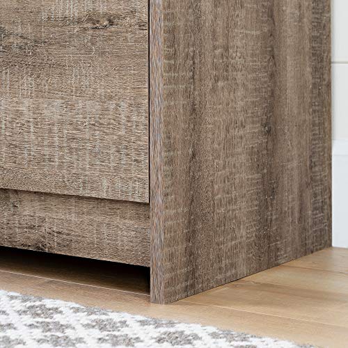 South Shore Tassio 6-Drawer Double Dresser Weathered Oak