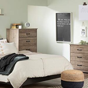 South Shore Tassio 6-Drawer Double Dresser Weathered Oak