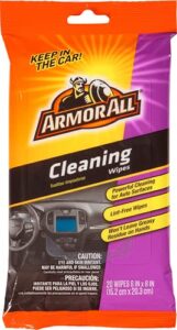 armor all car interior cleaner wipes for dirt & dust - for cars & truck & motorcycle, 20 count, 18242w, cleaning
