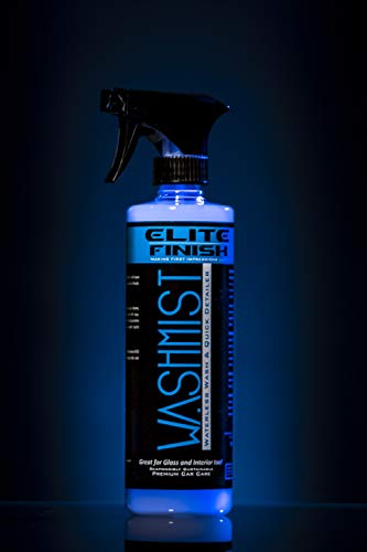 WashMist Waterless Car Wash Kit - Evolutionary Hydrophobic Polymer Technology - Eco-Friendly - Fast Easy to use; Clean Shine, virtually Anywhere, Anytime!