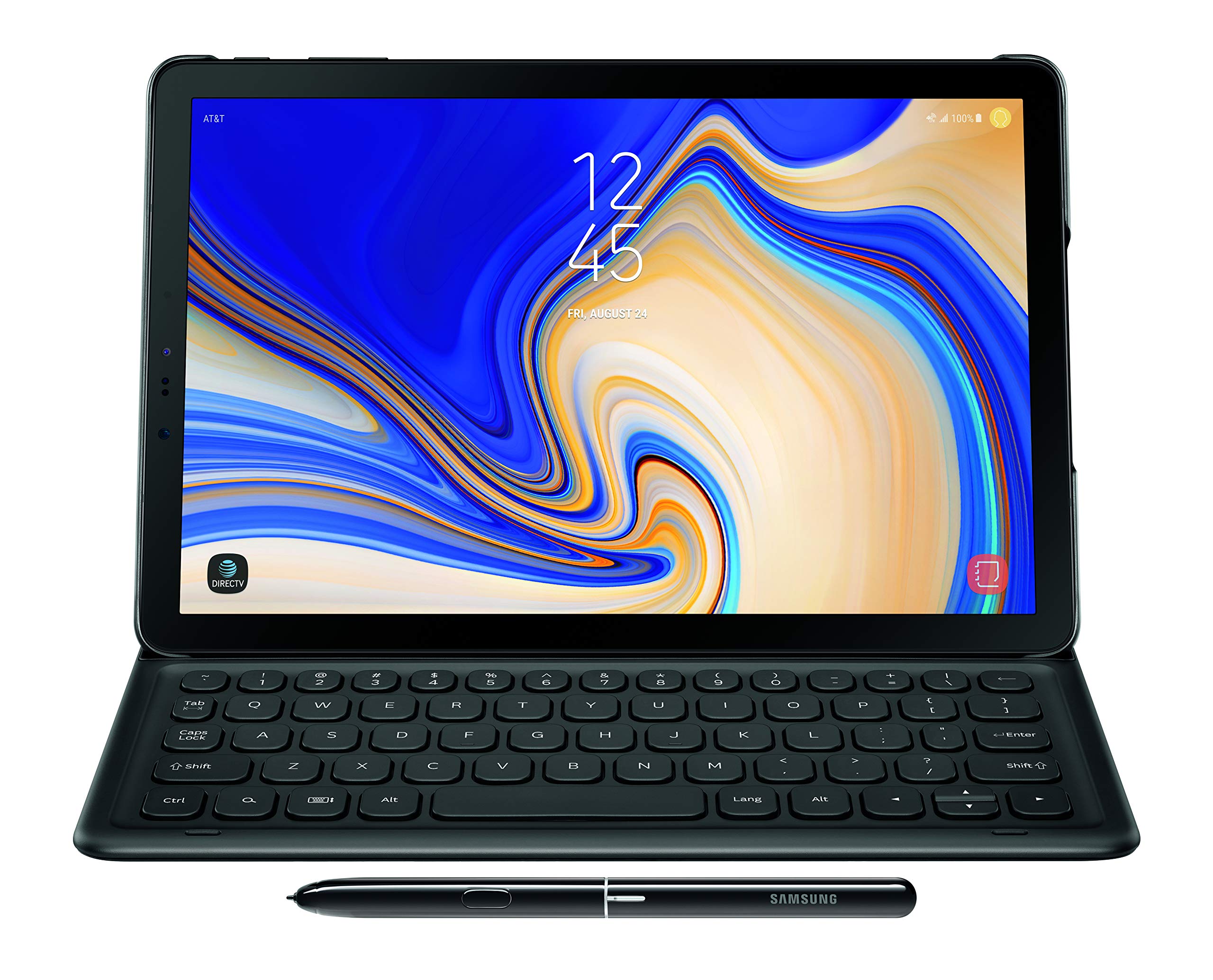 Samsung Electronics EJ-FT830UBEGUJ Galaxy Tab S4 Book Cover Keyboard, Black