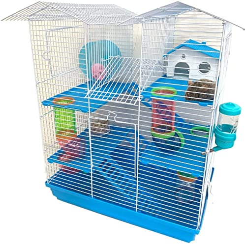 5 Floor Large Twin Towner Large Habitat Syrian Hamster Rodent Gerbil Mouse Mice Rat Wire Animal Cage