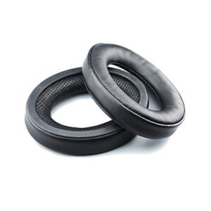 newfantasia replacement earpads compatible with sennheiser hd 380 pro, pc350, pxc350, pxe350, hd380, hme95, hmec250 headphones sheepskin leather memory foam ear cushions