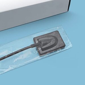Annhua 500 PCS Dental Protective Cover Disposable for Digital Sensor, Dental Imaging & Sensor Guide Sleeves Films Implant Protective Covers - Plastic Optic & Transparent Sheet
