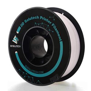 3d solutech - preplawhite real white 3d printer premium pla filament 1.75mm filament, dimensional accuracy +/- 0.03 mm, 2.2 lbs (1.0kg)