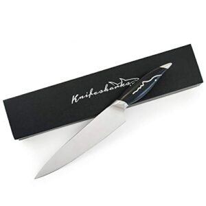 knifesharks chef knife 8 inch - japanese super steel - razor sharp, superb edge retention, rust-proof, stain & corrosion resistant chefs knives