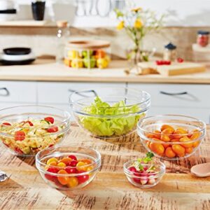 Luminarc Stackable Bowl 10-Piece Set, Glass, 1, Clear