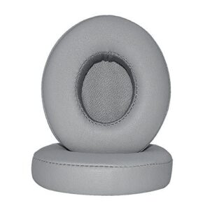 solo 3.0 replacement ear pads ear cushions compatible with beats solo2 solo3 wireless on-ear headphones (grey)