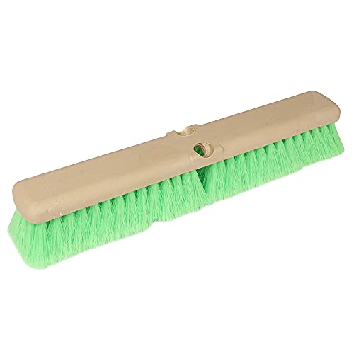 Teravan Green Obround Very Soft Flow Through Brush, 18 Inch