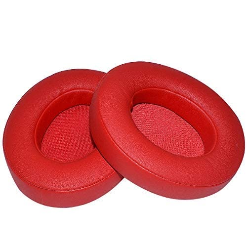 Studio3.0 Replacement Ear Cushions Studio2.0 Ear Pads Compatible with Beats Studio 2, Beats Studio 3 Headphones (Red)