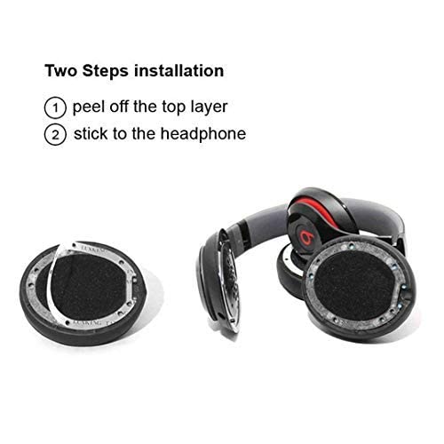 Studio3.0 Replacement Ear Cushions Studio2.0 Ear Pads Compatible with Beats Studio 2, Beats Studio 3 Headphones (Black)
