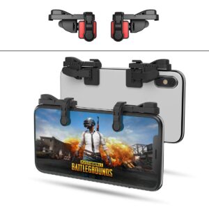 【1 pair】 ifyoo z108 mobile gaming controller compatible with pubg mobile/fortnitee mobile/call of duty mobile, sensitive shoot and aim trigger l1r1 compatible with android & iphone