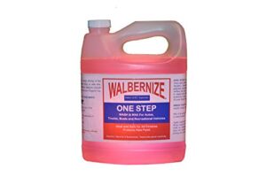 walbernize one step wash and wax concentrate - 1/2 gallon