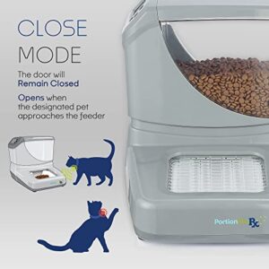 PortionPro Rx Automatic Pet Feeder (for Both Cats and Dogs) - Prevents Food Stealing and Delivers Scheduled Meals