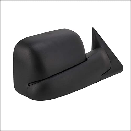 Perfit Zone TOWING MIRROR Replacement Fit For 1994-2002 RAM PAIR MANUAL, Without HEATED Without SIGNAL Manual Black