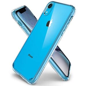 Spigen Ultra Hybrid [Anti-Yellowing PC Back] [Military Grade] Designed for iPhone XR Case, 6.1 inch Cover - Crystal Clear