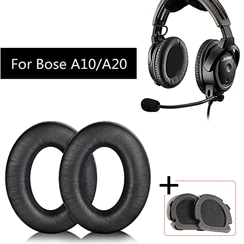 A10 Headset Ear Cushions Replacement Ear Pads Compatible with Bose Aviation Headset X A10 A20 Headphone