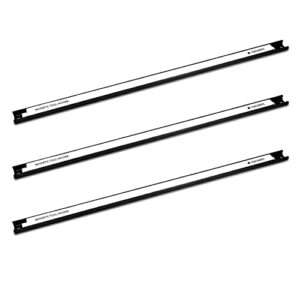 Navaris Set of 3 Magnetic Tool Holder Rack - 24 Inch Heavy Duty Garage Wall Holder Strip for Tools - Tool Bar with Magnet for Screwdriver, Wrench