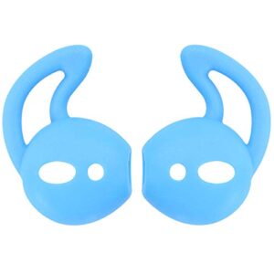 JNSA 4 Pairs Hooks and Covers Compatible with AirPods,Compatible with EarPods, Anti Drop Noise Canceling Hook Design for Sport, 4 Pairs Set 4 Colors