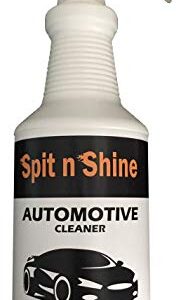 Spit n Shine Automotive Car Cleaner 32 oz. Cleans Tires, Vinyl, Chrome, Engines, Plastic, Glass with UV Protectant - Car Cleaner with Carnauba Wax- Cleans Interior and Exterior